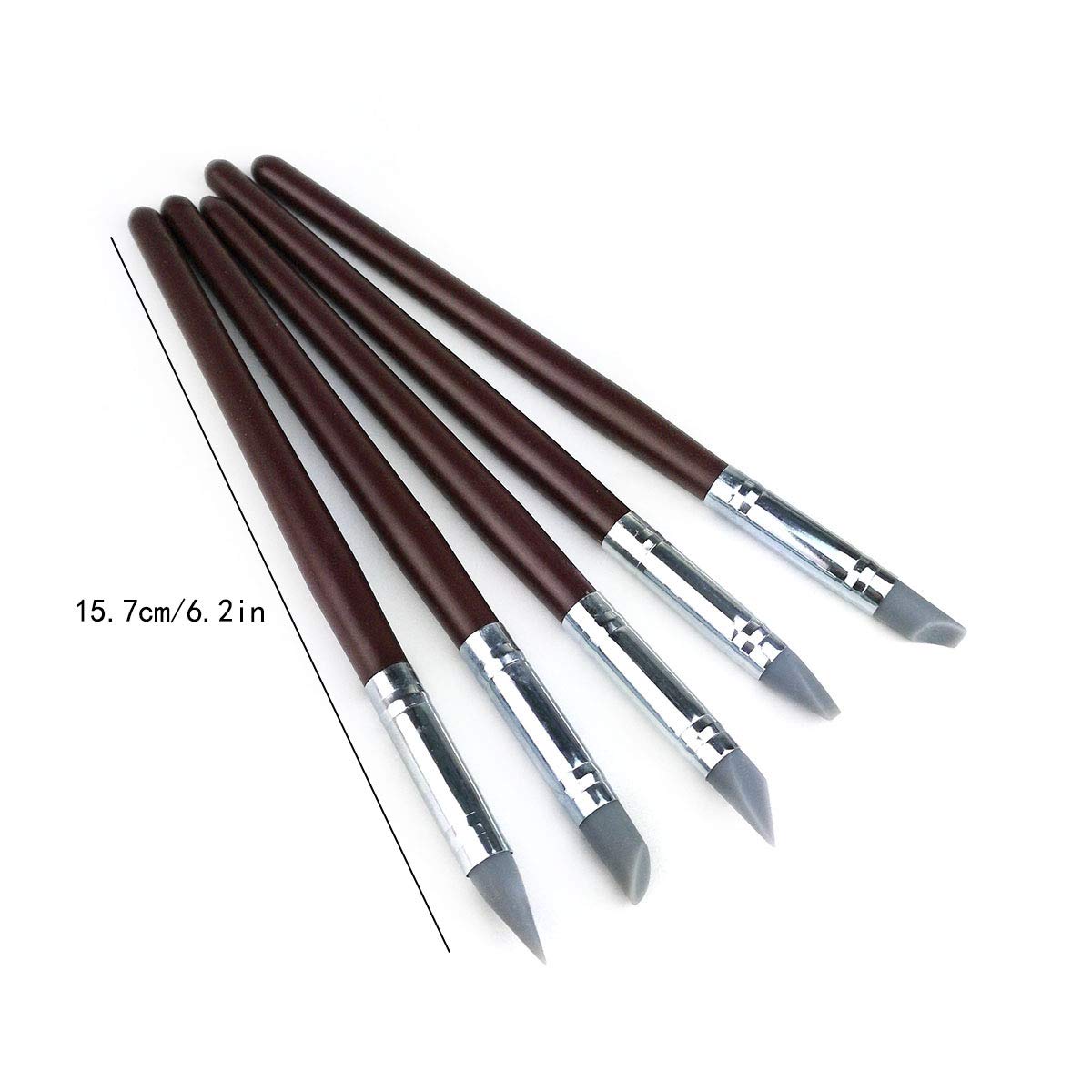 20 Pieces Silicone Clay Sculpting Tool Clay Shaping Modeling Wipe Out Tools, Modeling Dotting Tool Pottery Clay Sculpture Carving Tools