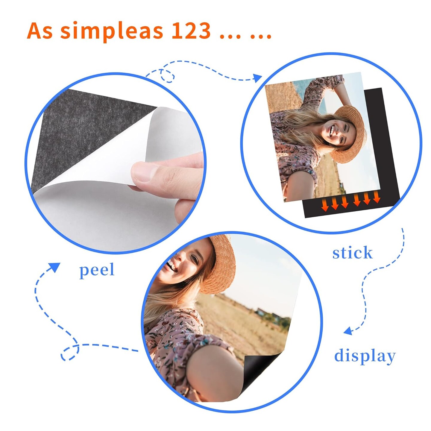 Magnetic Adhesive Sheets 4x6in15 Pack Cuttable Magnetic Sheets 20 Mil Thick for Crafts Making Flexible Magnet Sheets with Adhesive Photos Drawings to Stick