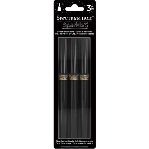 Spectrum Noir Sparkle Pens 3pc - Clear Overlay