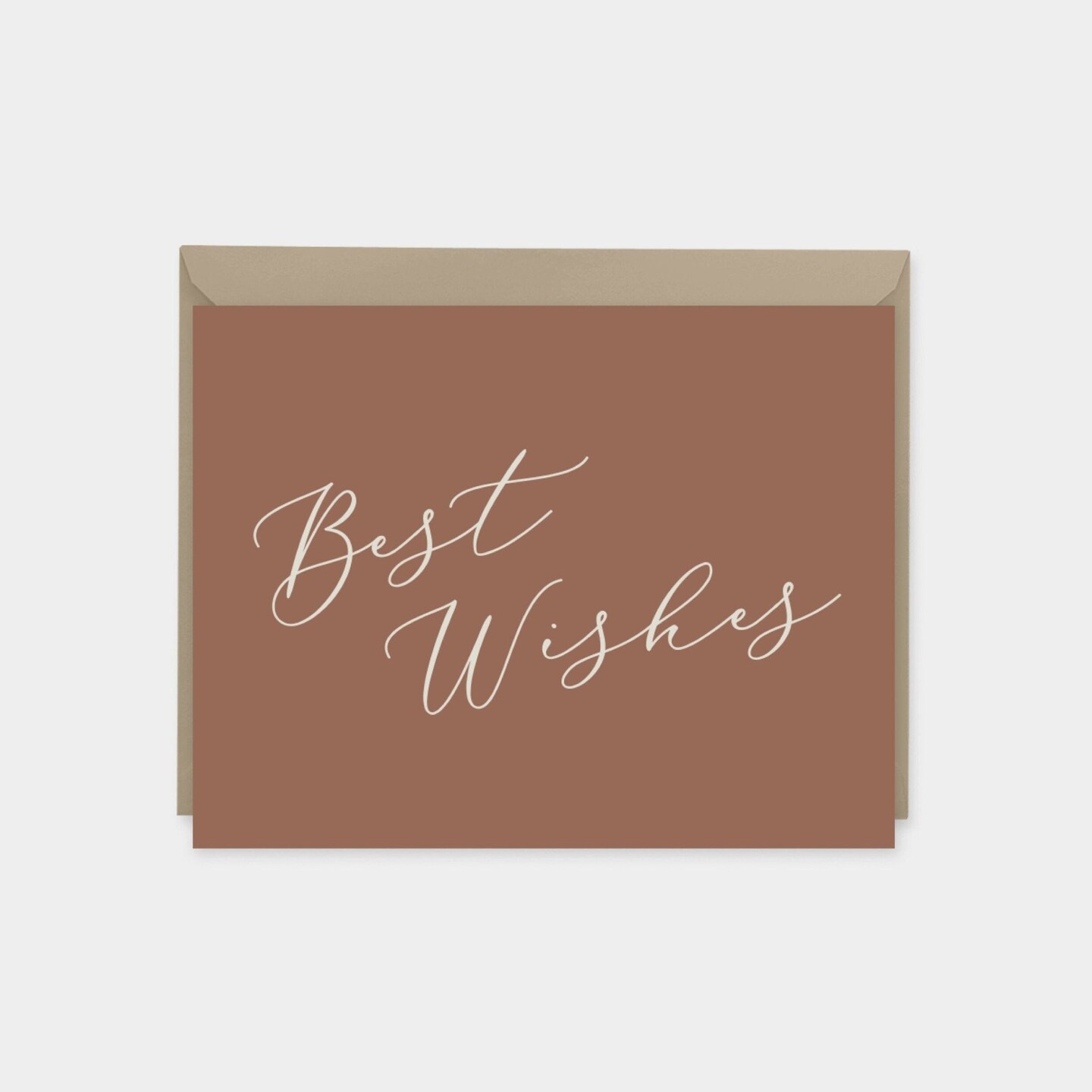 Best Wishes Cards, Calligraphy Card Set,