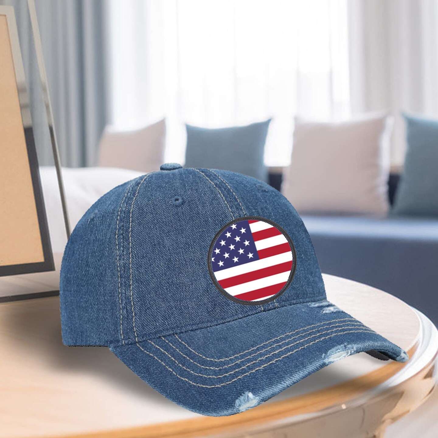 30 Pieces Sublimation Patches - Iron On Blank Patches for DIY Crafts Hats Caps Backpack Uniforms (Round / 30PCs)