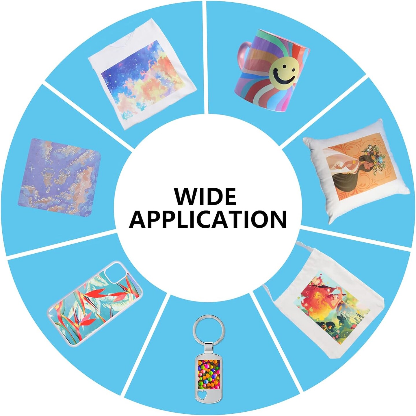 Sublimation Paper 8.5 x 11 Inches - 150 Sheets 105g Excellent Ink Release Sublimation Transfer Paper for Tumblers, Mugs, T-shirts