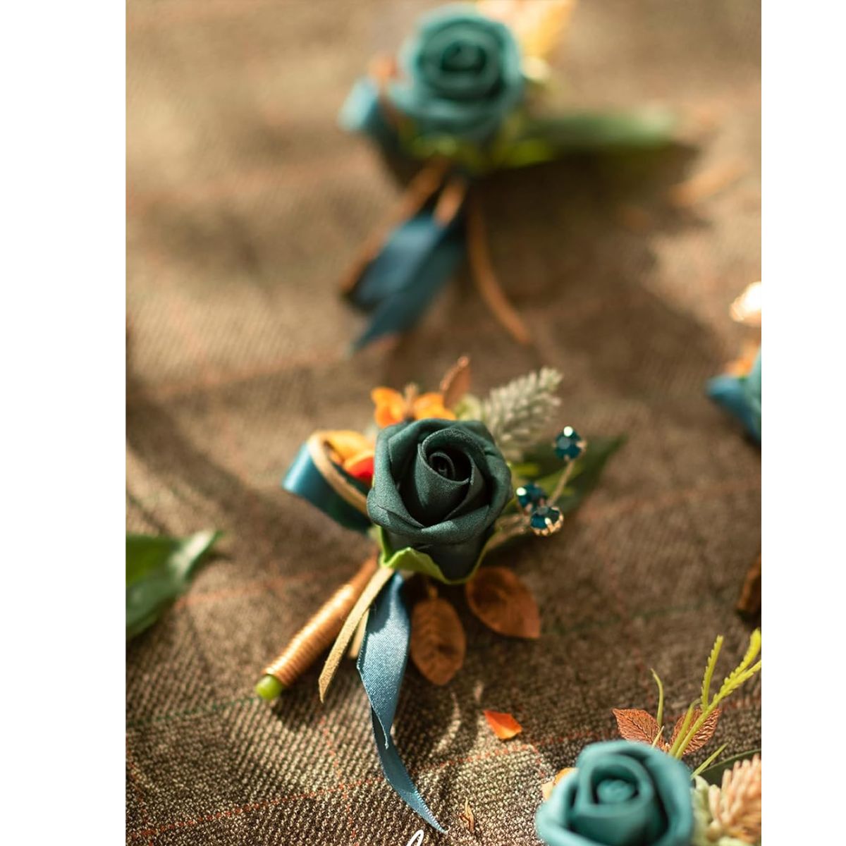 Boutonniere Set of 6 for Groom &#x26; Groomsmen