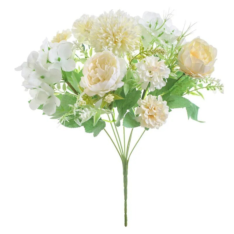 Silk Peony Artificial Fake Flowers Bunch Bouquet Home Wedding Party Decor Hot
