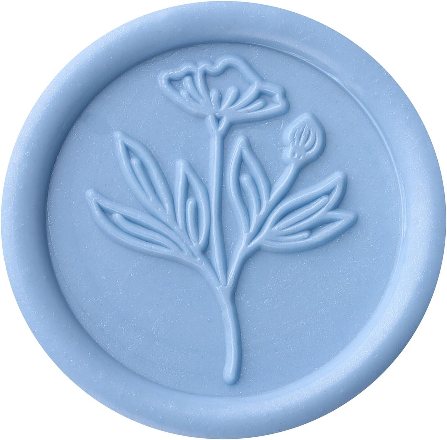 Flower Wax Seal Stamp, Vintage Plant Seal Stamp for Wedding Party Invitations Envelopes Gift Packing