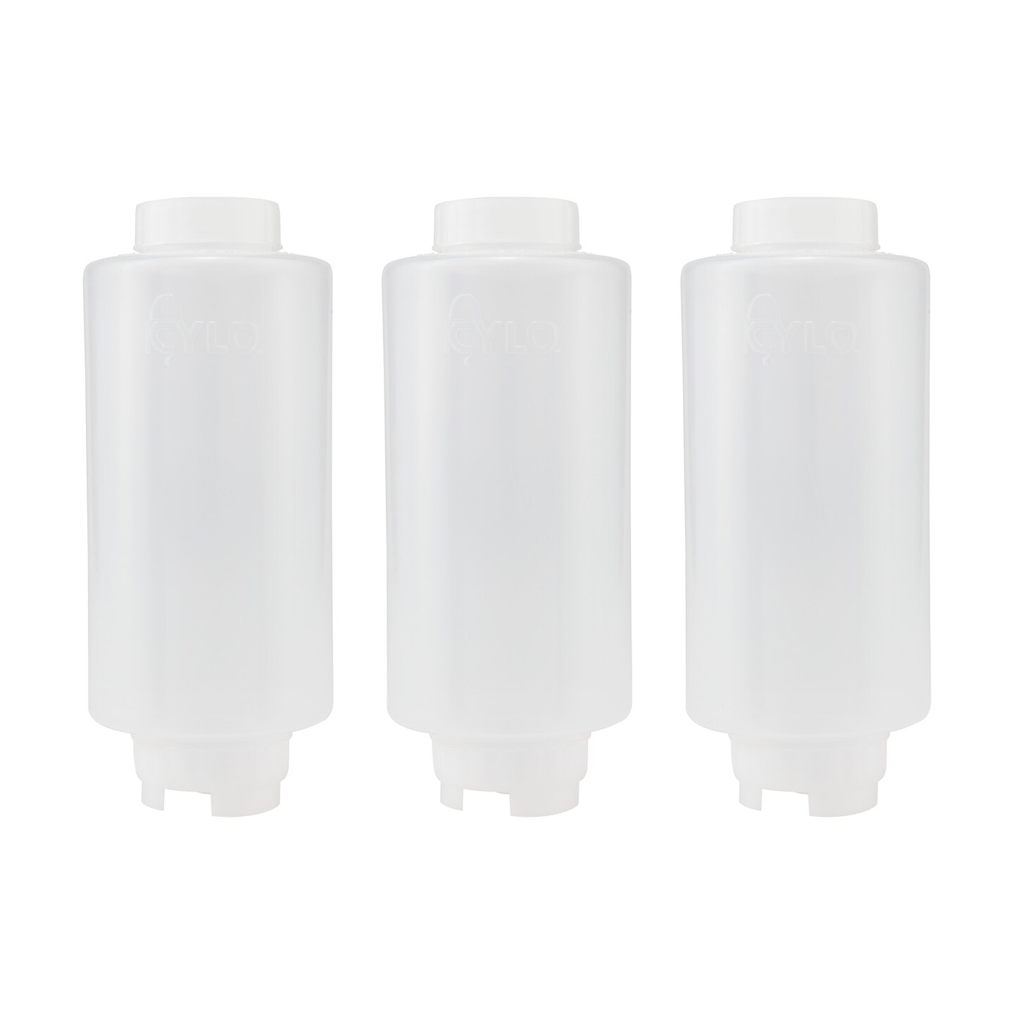 Creative Mark Cylo FIFO Squeeze Bottle -Empty - 32 oz. Inverted Squeeze Bottle with Air-Tight Non-Drip Silicone Valve; Acrylic Paint, Sauce &#x26; Condiment Bottles for Painters and Food Industry