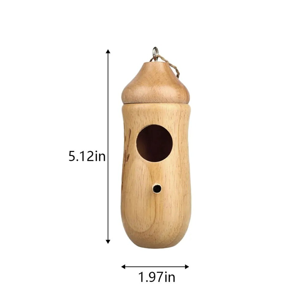 Hummingbird House Boxwood Hummingbird Nest Bird House for Outdoor Hanging Decor