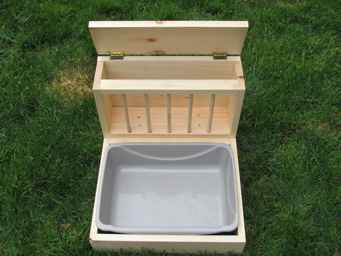 Small - Hop Box: Rabbit Bunny Hay Feeder and Litter Pan Combo | MakerPlace  by Michaels