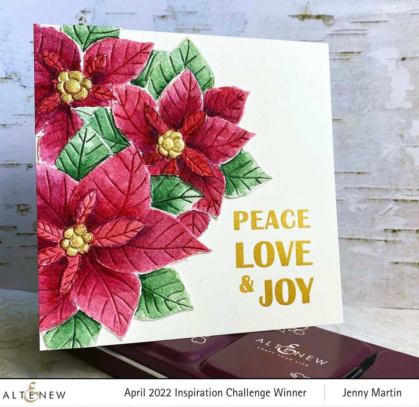 Poinsettia Cluster 3D Embossing Folder