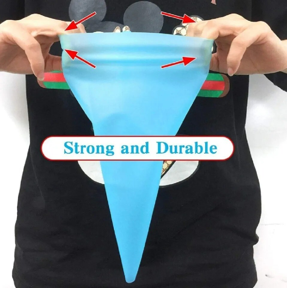 8-Piece Cake Decorating Kit - Piping Bag and Icing Tips, Pastry Bag for Baking