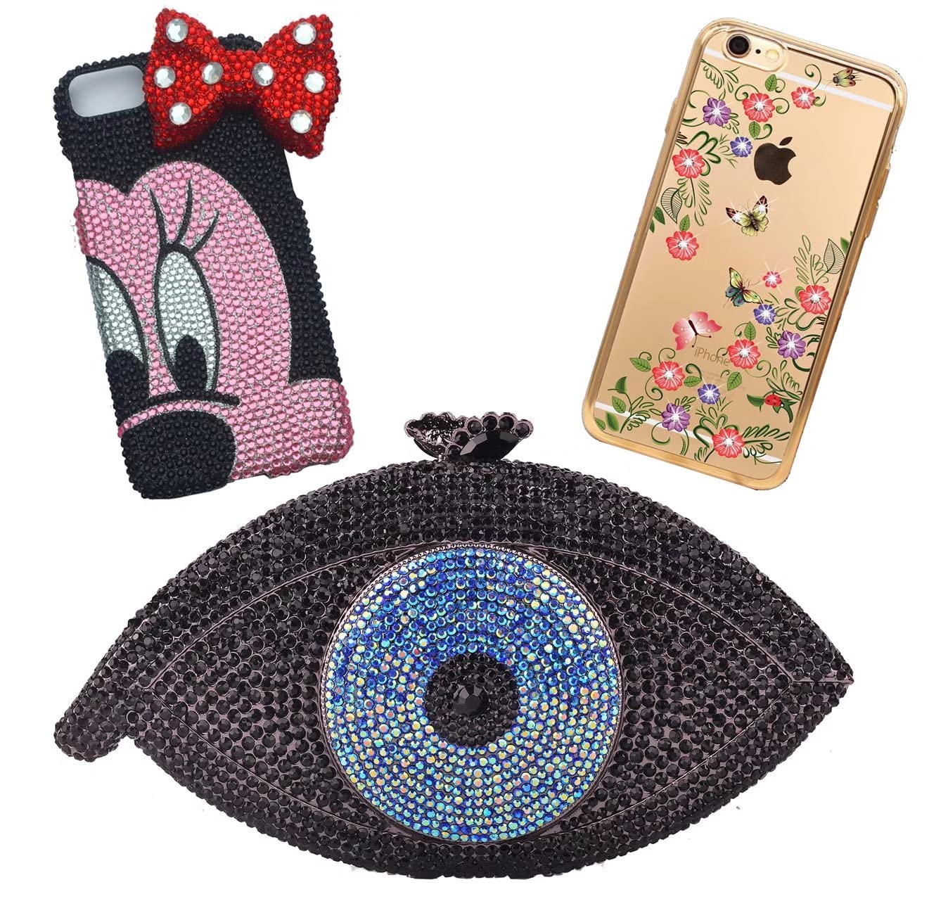 3000 PCS SS12 3mm Flatback Rhinestones Clear Glass Round Gems Crystals for Nail Art DIY Crafts Clothes Shoes Bags (Light Pink)