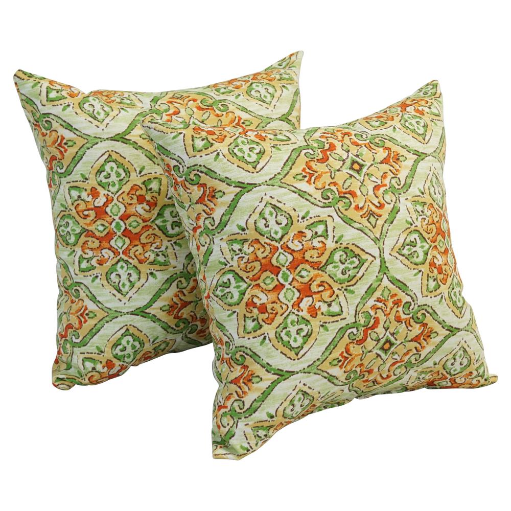 17-inch Square Polyester Outdoor Throw Pillows (Set of 2) 9910-S2-OD-191