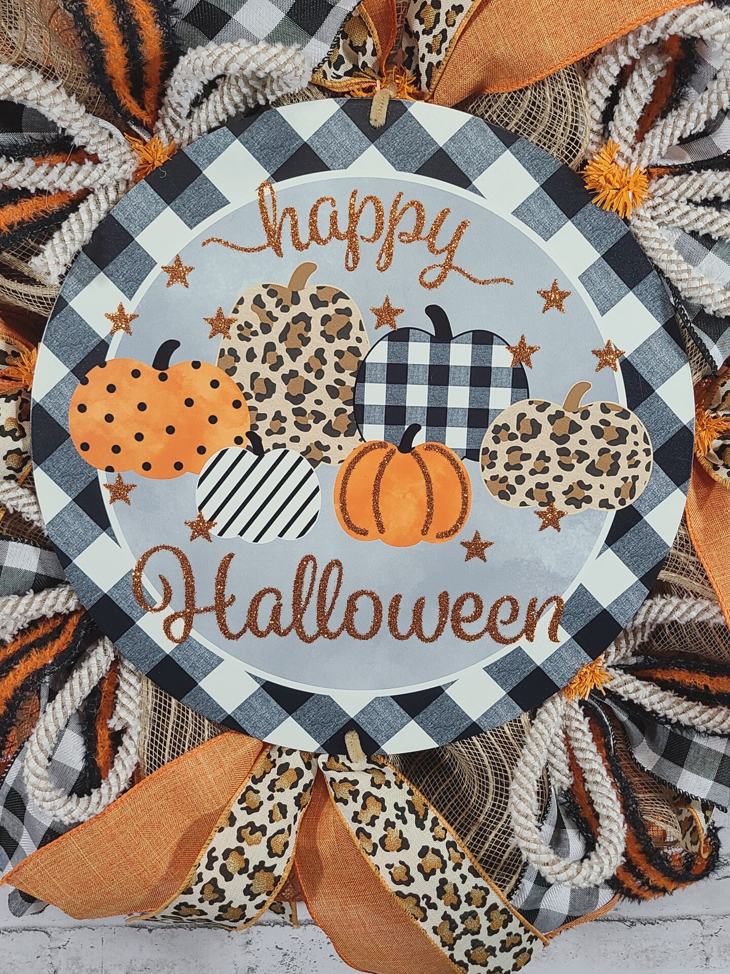 Hot Happy Halloween Wreath