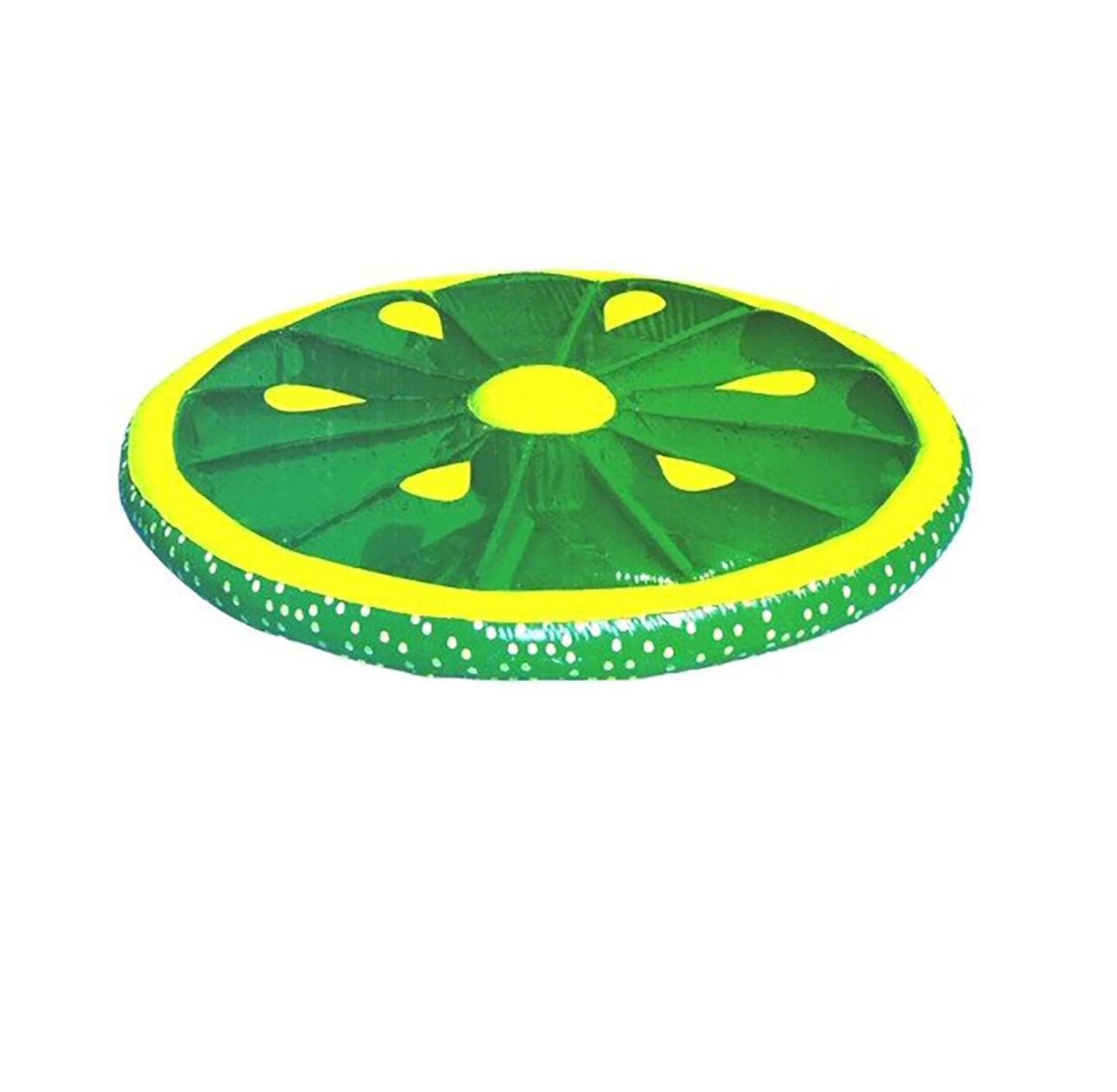 Pool Central Inflatable Fruit Slice Swimming Pool Lounger Raft - 60&#x22; - Lime
