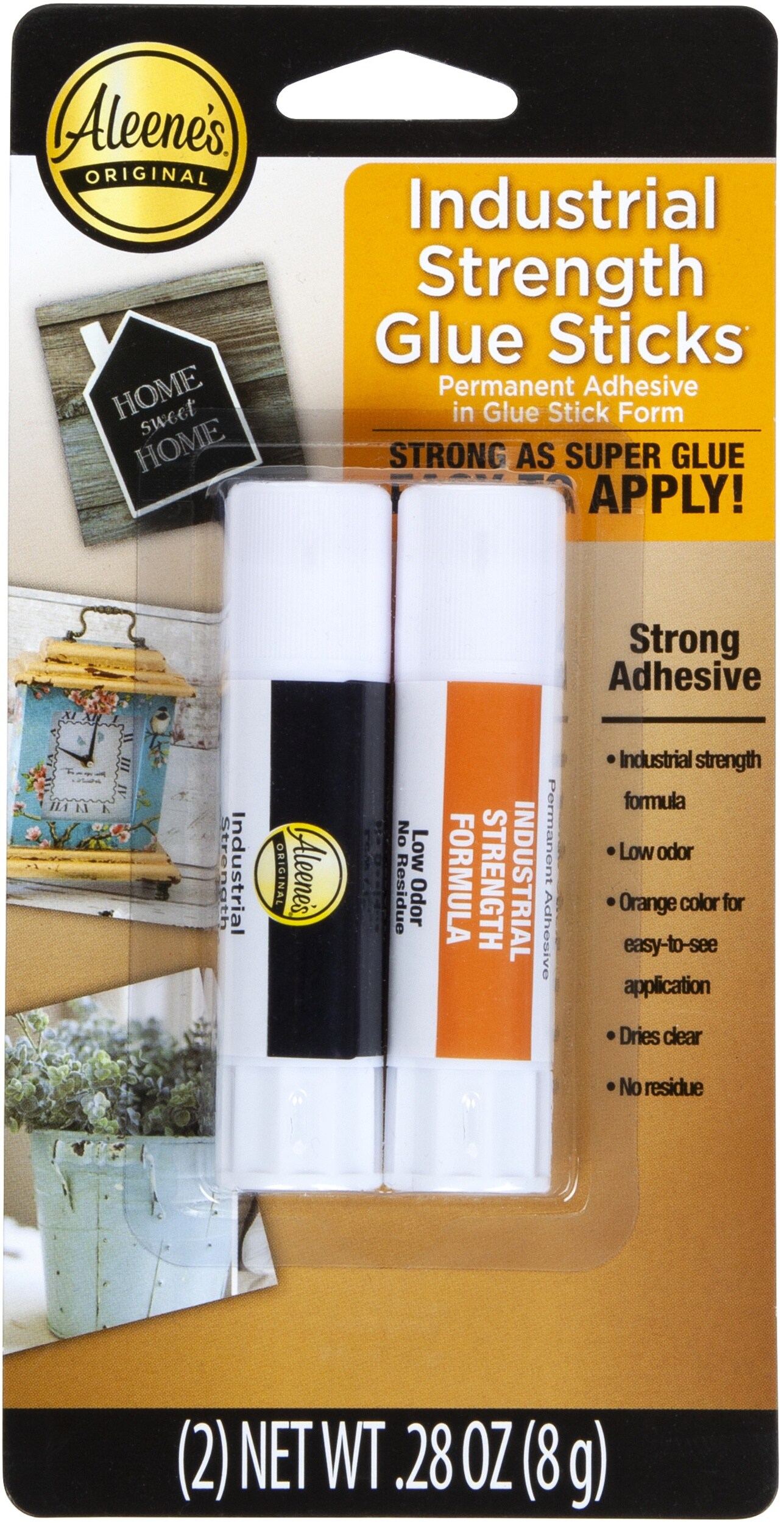 Aleene's Original Glues - Aleene's DIY Craft Industrial-Strength Glue Sticks  2 Pack