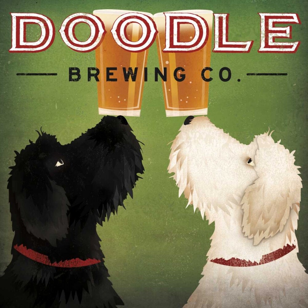 Doodle Beer Double III Poster Print by Ryan Fowler - Item # VARPDX20941