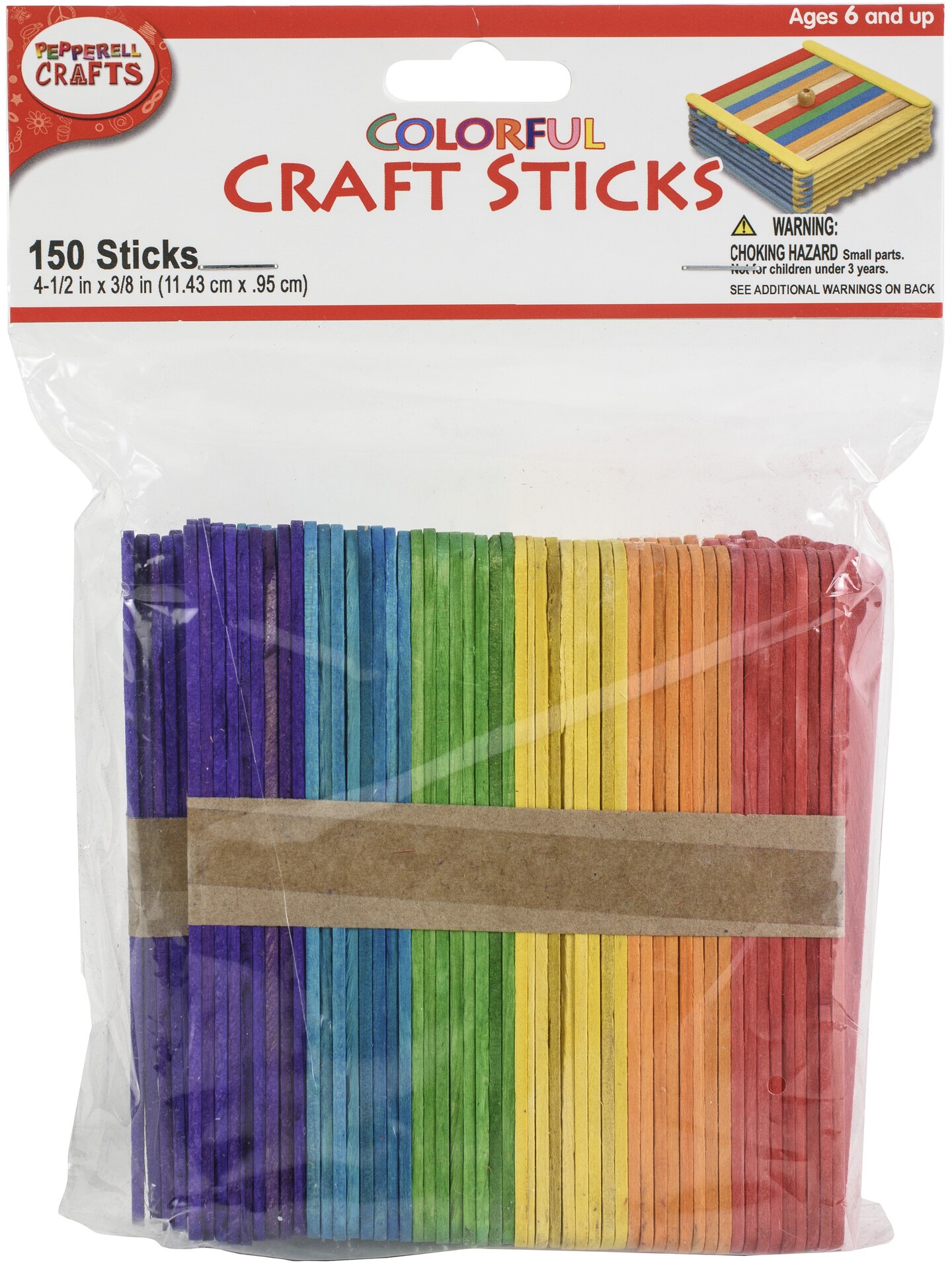 6'' x 3/4'' Craft Sticks