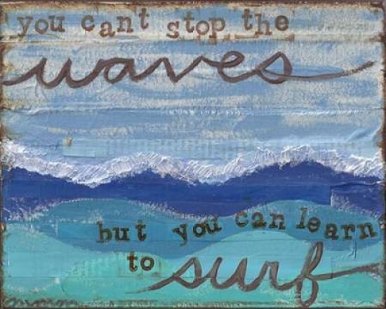 Waves Surf Poster Print by Monica Martin - Item # VARPDXMTN145