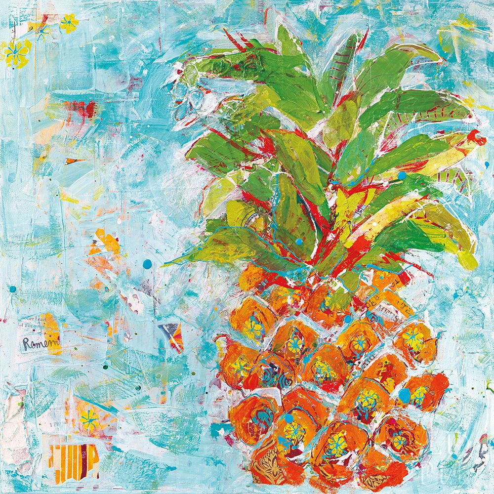 Pineapple Bright Poster Print by Kellie Day - Item # VARPDX37670