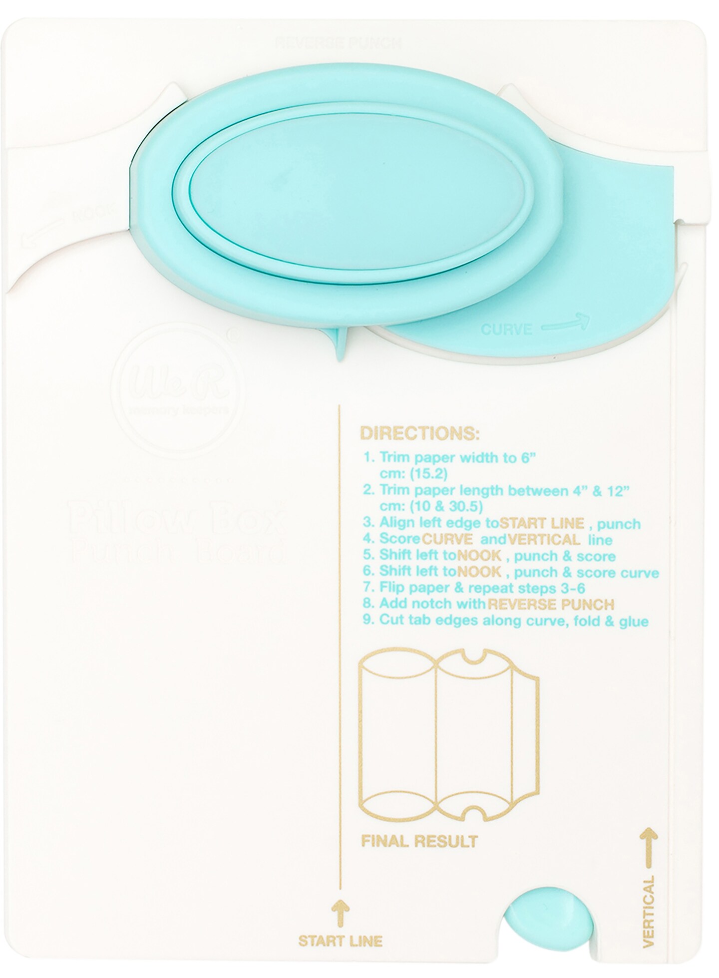 We R Memory Keepers Punch Board-Pillow Box