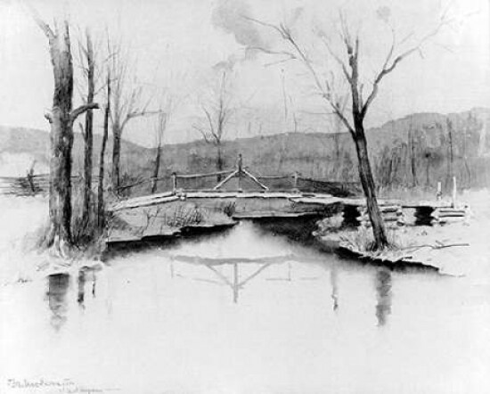 A Foot Bridge West Virginia Poster Print by  Frederic Remington - Item # VARPDX374063