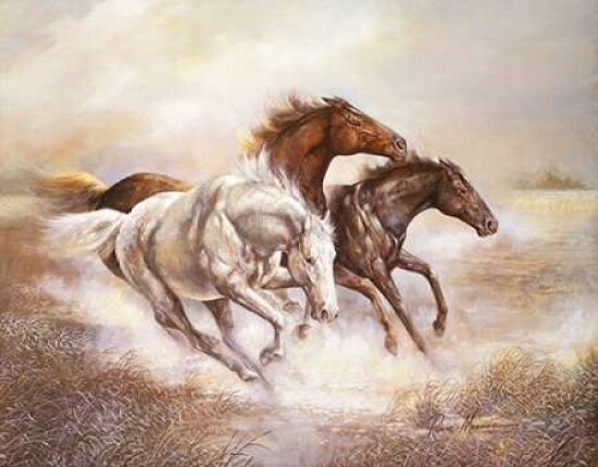 Wild Horses I Poster Print by Ruane Manning - Item # VARPDX8503A