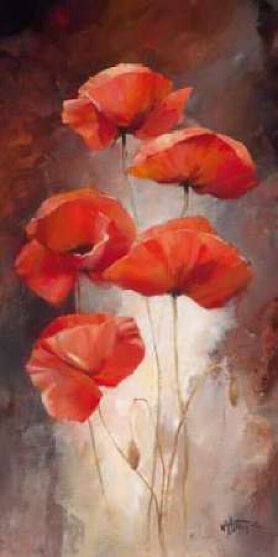 Poppy Bouquet I Poster Print by Willem Haenraets - Item # VARPDXGA0116294