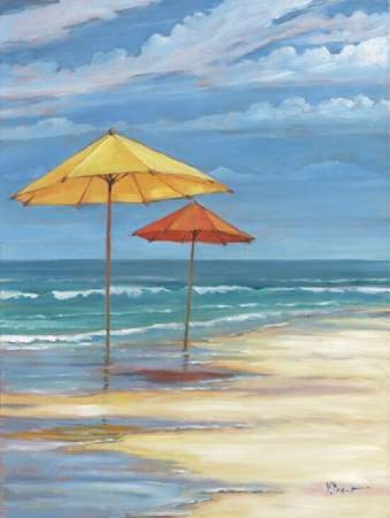 Umbrella Beachscape II Poster Print by Paul Brent - Item # VARPDXBNT775