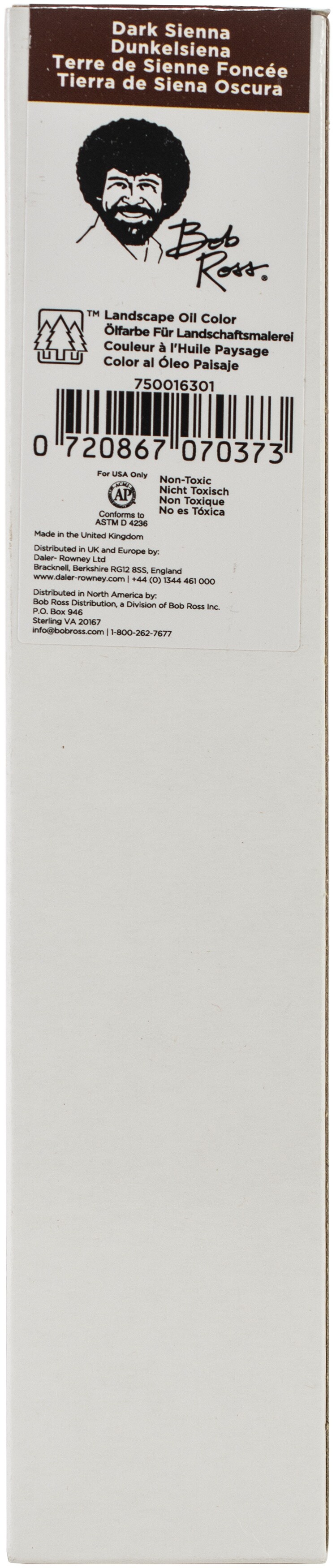 Bob Ross Oil Paint 200Ml-Dark Sienna