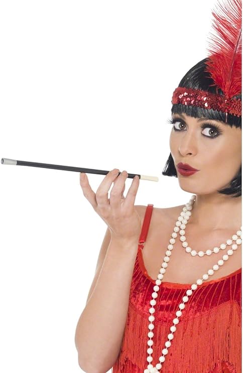 Smiffys 1920s Flapper Cigarette Holder Costume Accessory Black