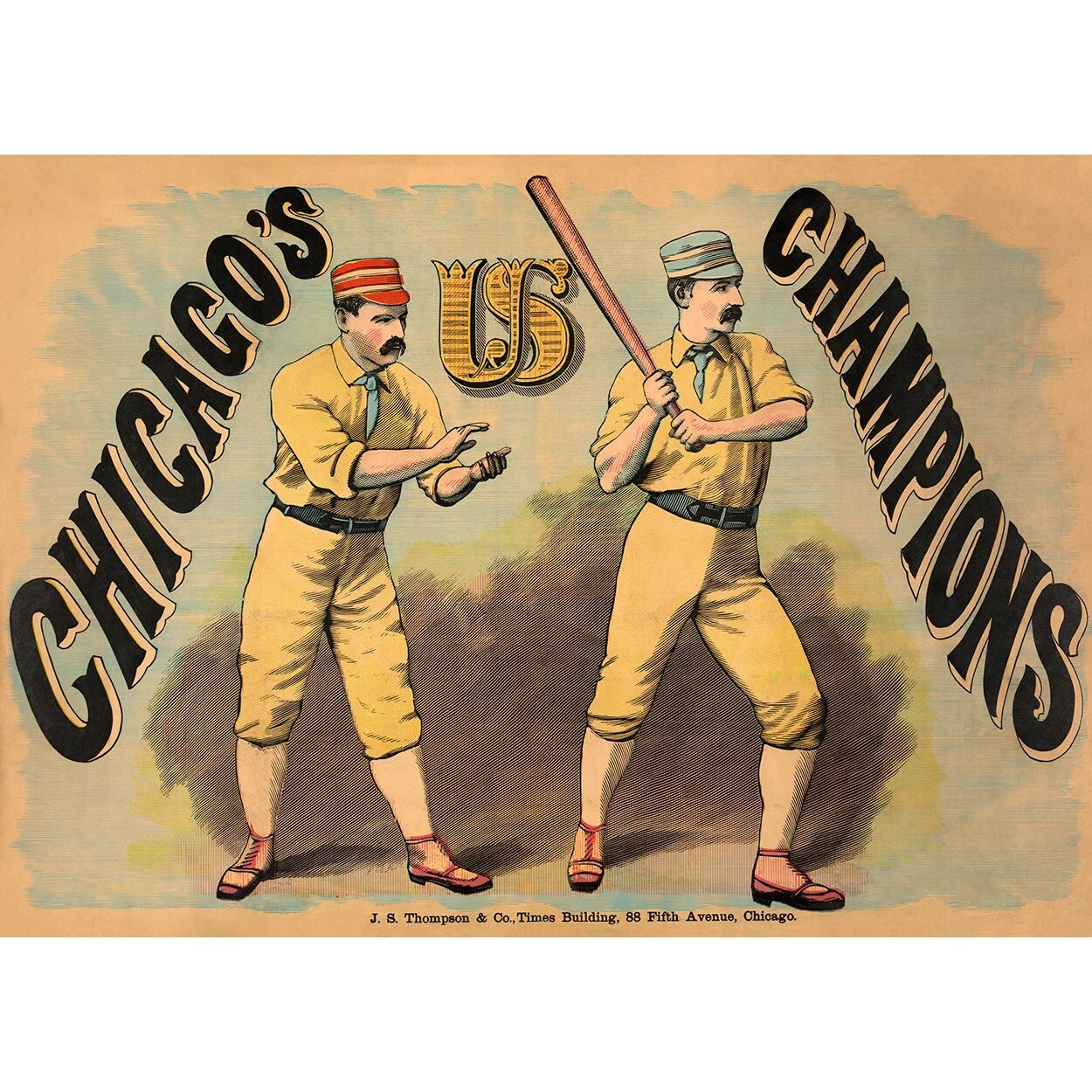 Vintage MLB teams hotsell Poster