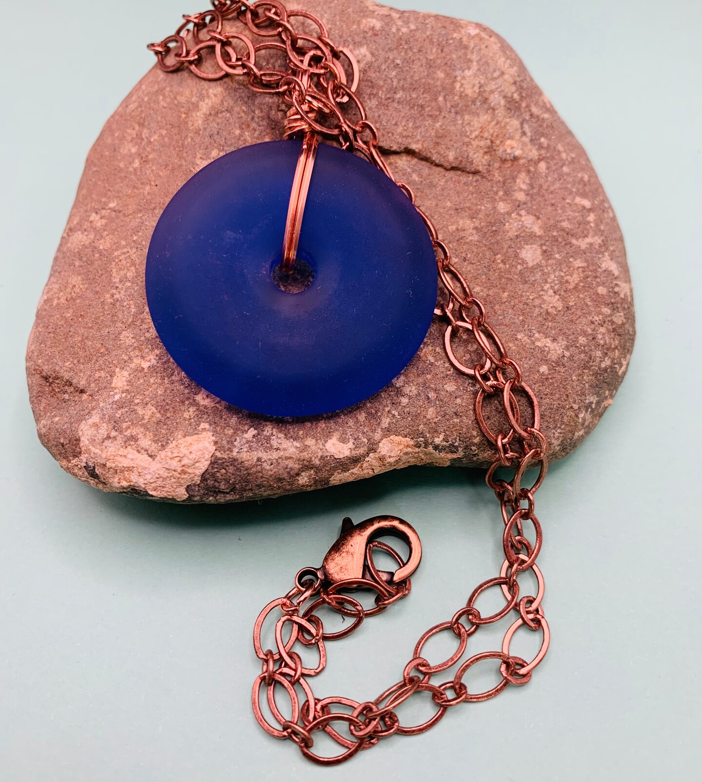 Copper Eyeglasses Loop Necklace, Eyeglass Chain, Glasses Holder