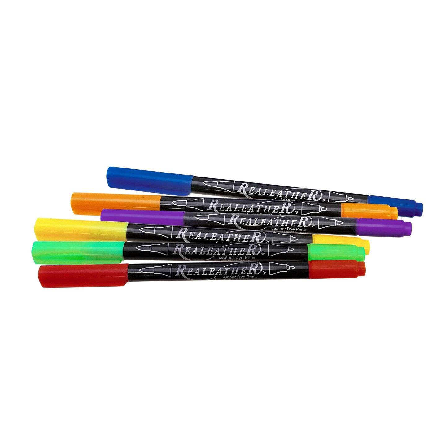 Realeather(R) Crafts Leather Markers 6/Pkg