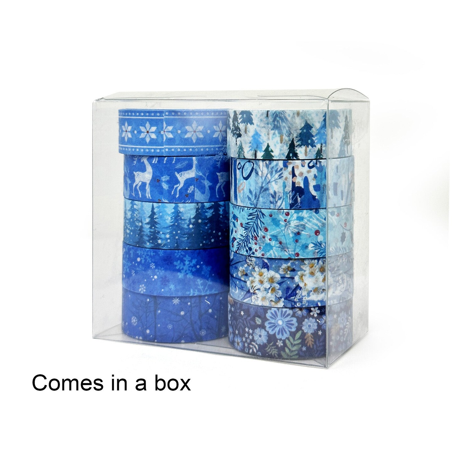 Wrapables Winter Season Washi Set for Arts & Crafts, Scrapbooking, Stationery, Diary