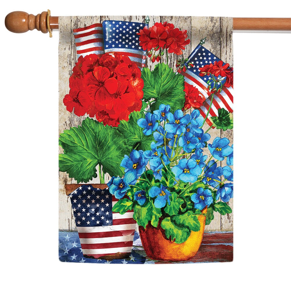 Flowers and Flags Decorative Spring Flag | Michaels