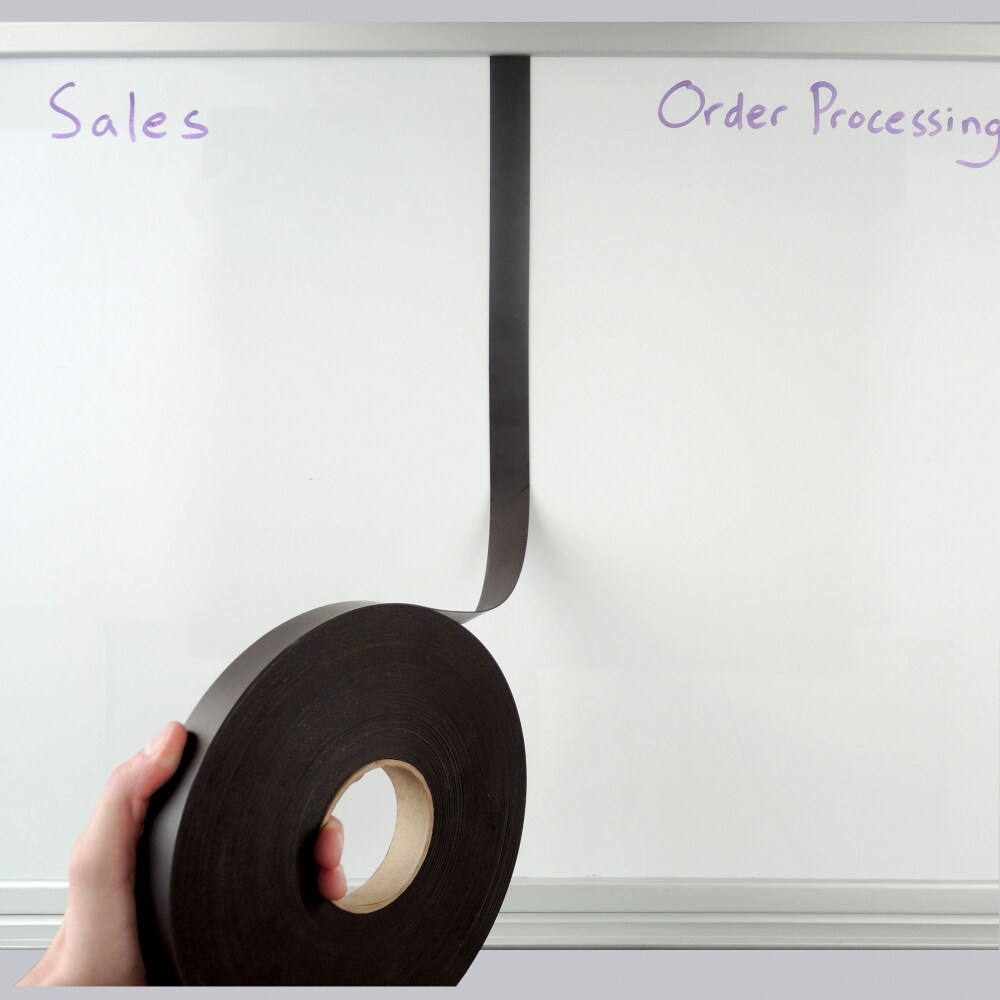 StoreSMART - Magnetic Gridlines - 1-inch - for Whiteboard Grids - ML1