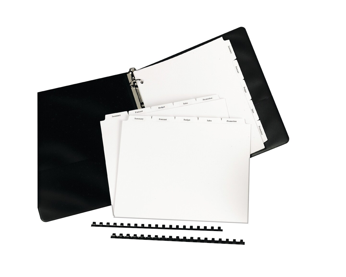 Avery Copier Tab Dividers, Unpunched, 5 Tab, White, 30 Sets (20405)