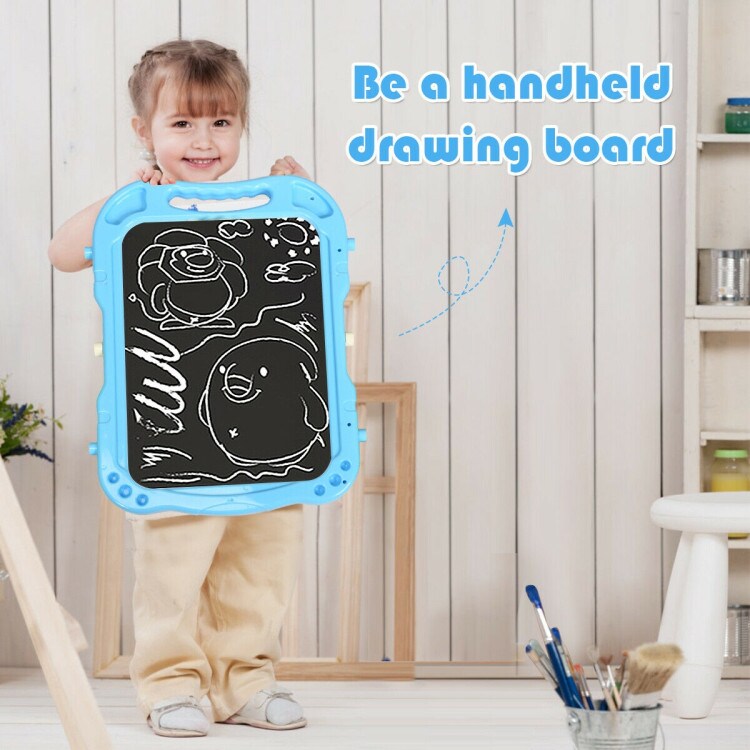 Height Adjustable Kids Art Easel Magnetic Double Sided Board