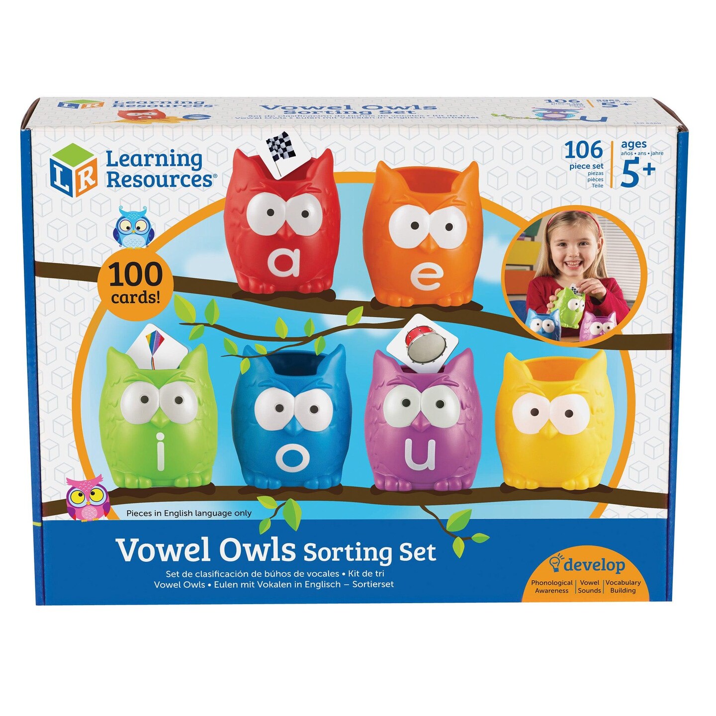 Vowel Owls&#x2122; Sorting Set
