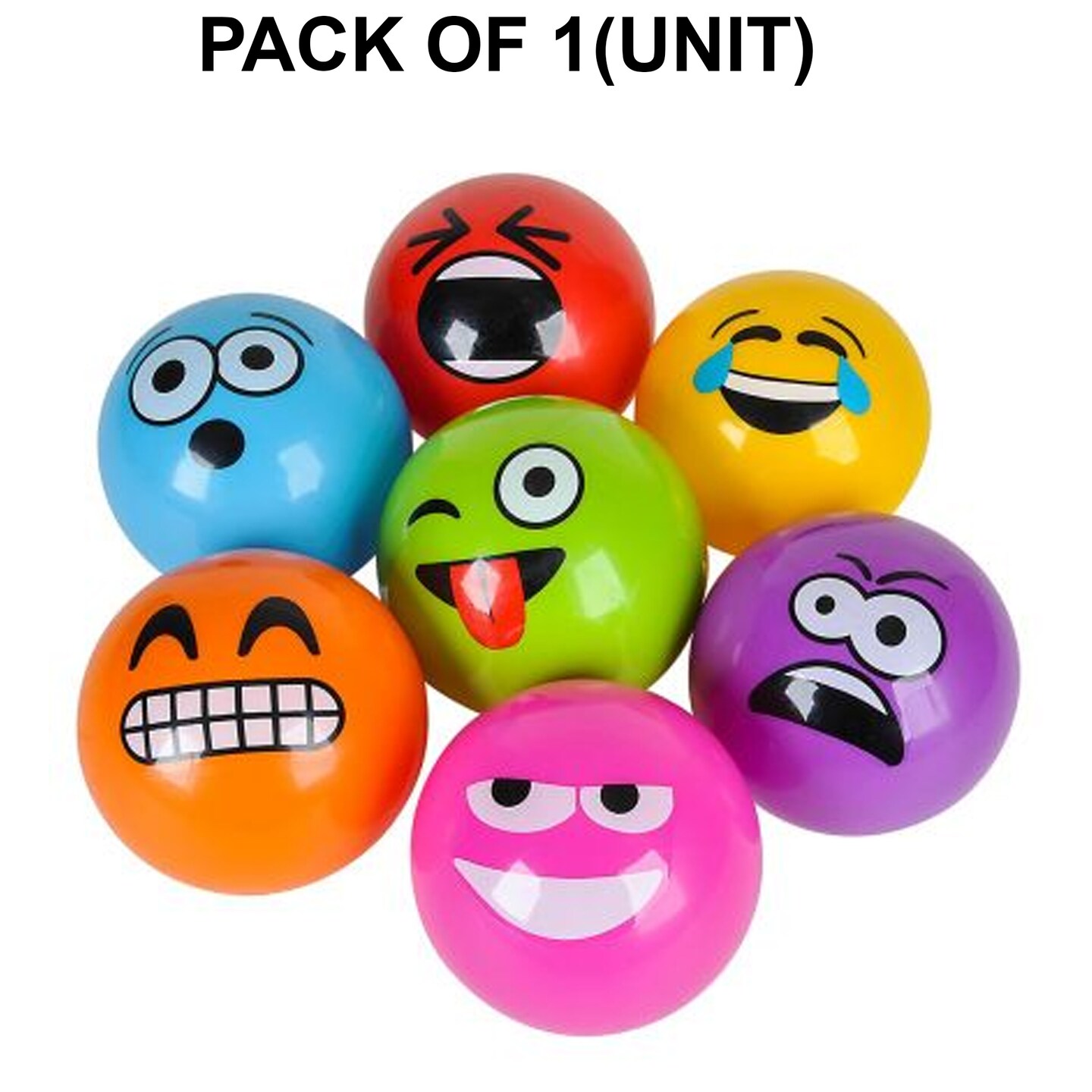 Inflatable Emoji Balls Assorted Colors | MINA&#xAE;
