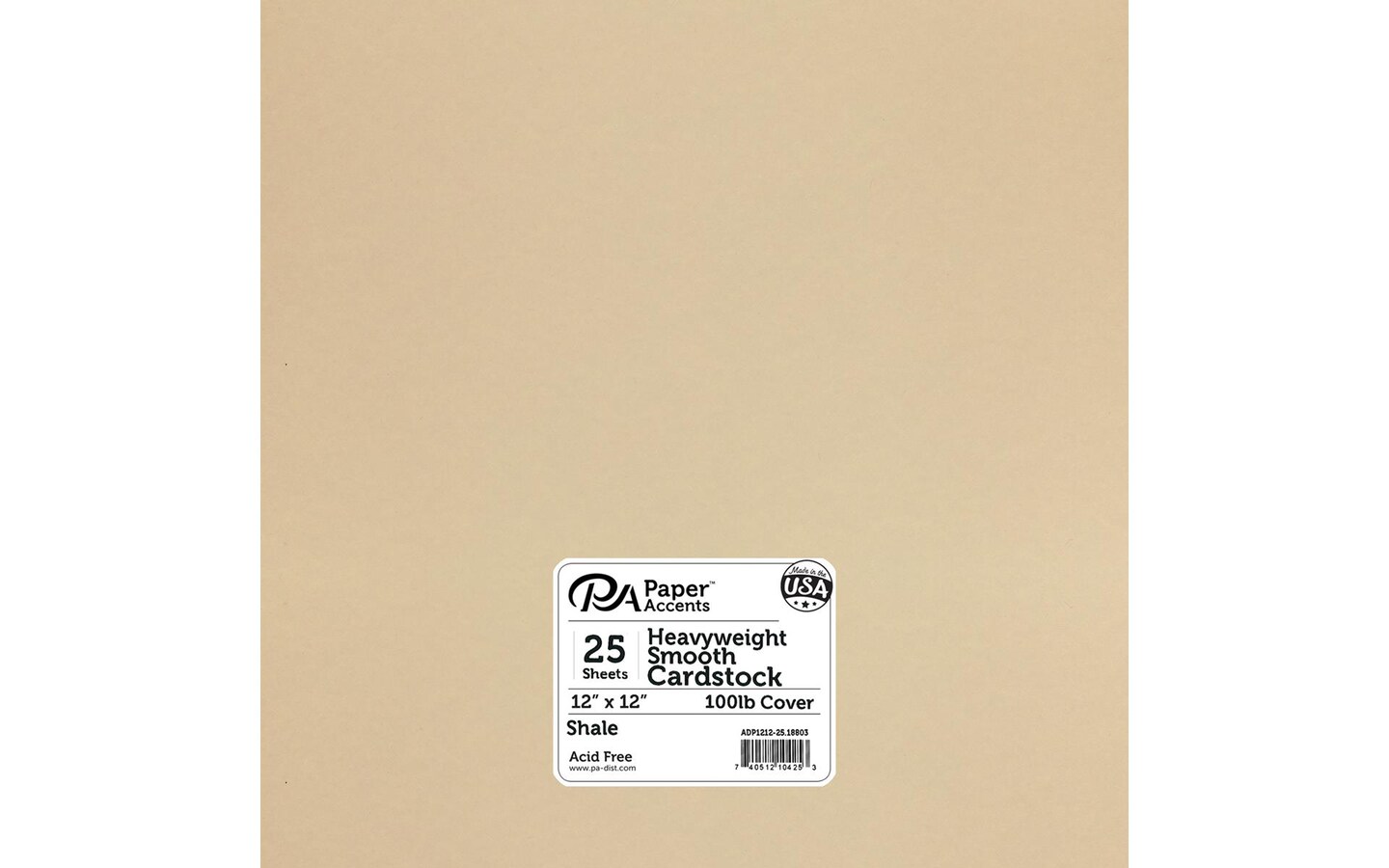 PA Paper Accents Heavyweight Smooth Cardstock 12