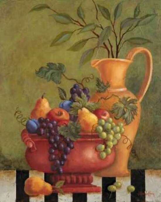 Fresco Fruit II Poster Print by Jillian Jeffrey - Item # VARPDXJFY015