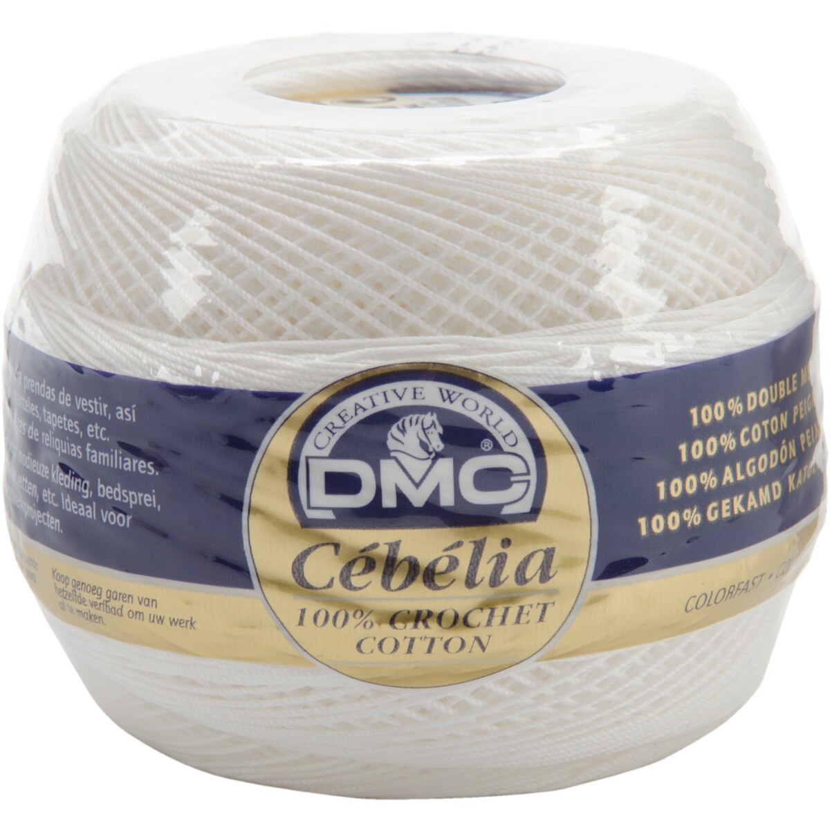 DMC/Cebelia Crochet Cotton Size 20-White