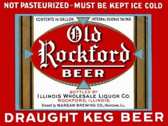 Old Rockford Beer Poster Print by Vintage Booze Labels - Item # VARPDX375114