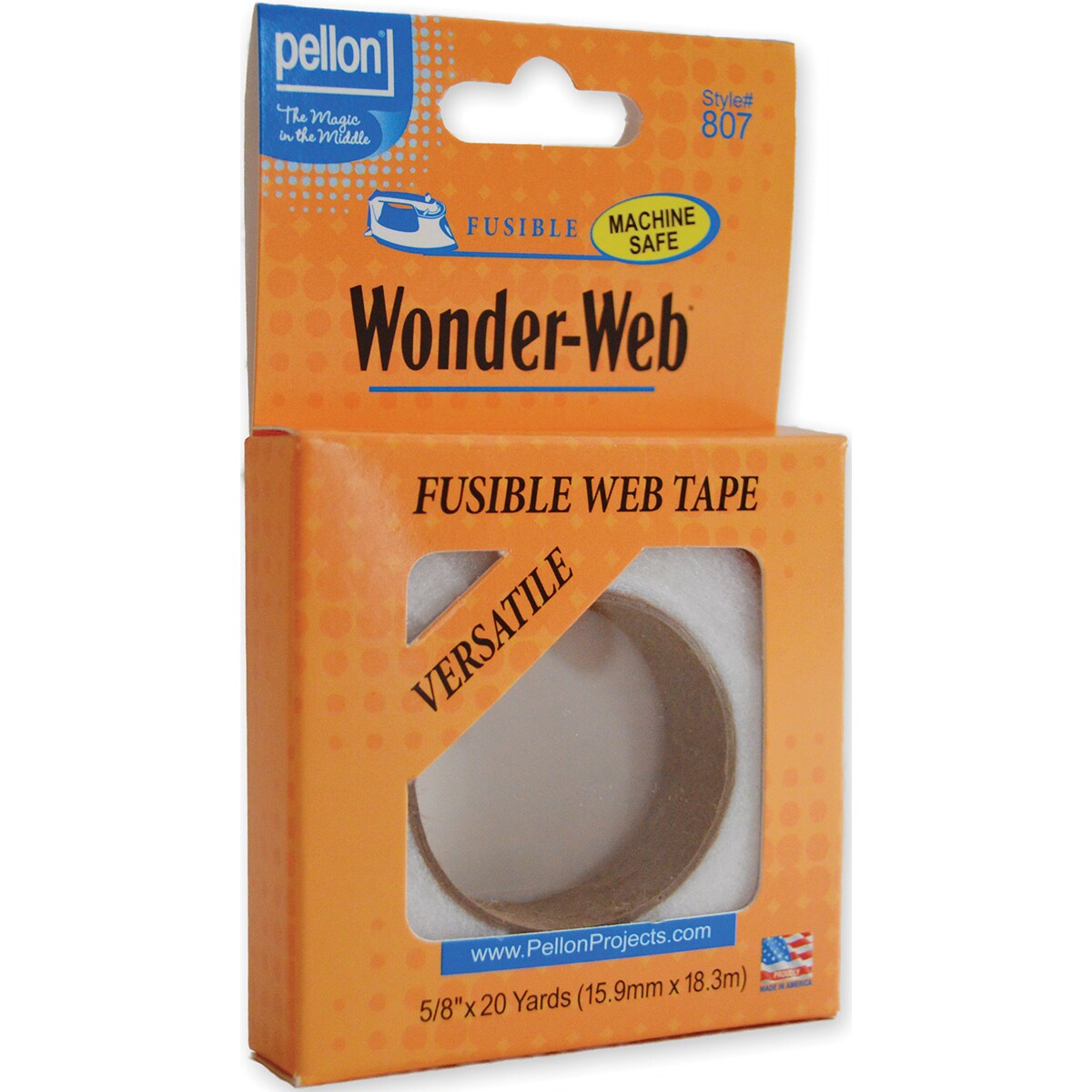 Pellon Wonder-Web Fusible Tape-.625&#x22;X20yd