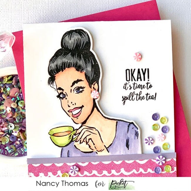 Picket Fence Studios Steel Dies-Karma Girl: Betty | Michaels