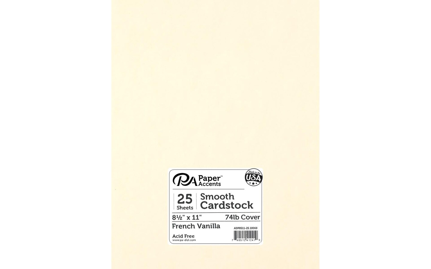 PA Paper Accents Smooth Cardstock 8.5