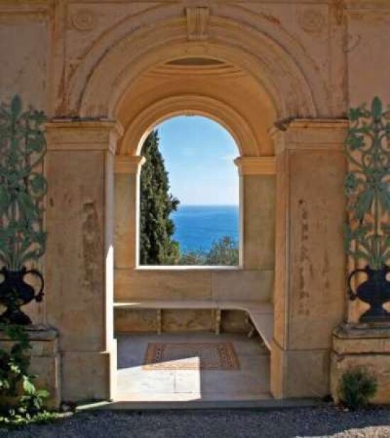 Window to the Mediterranean Poster Print by Rita Crane - Item # VARPDXPSCRN113