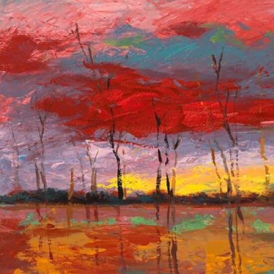 Tramonto sul bosco I Poster Print by Lucas - Item # VARPDX1LA2359