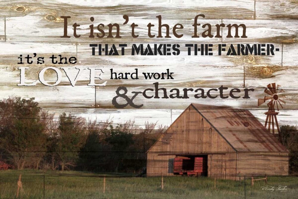 It Isnt the Farm Poster Print by Cindy Jacobs - Item # VARPDXCIN130
